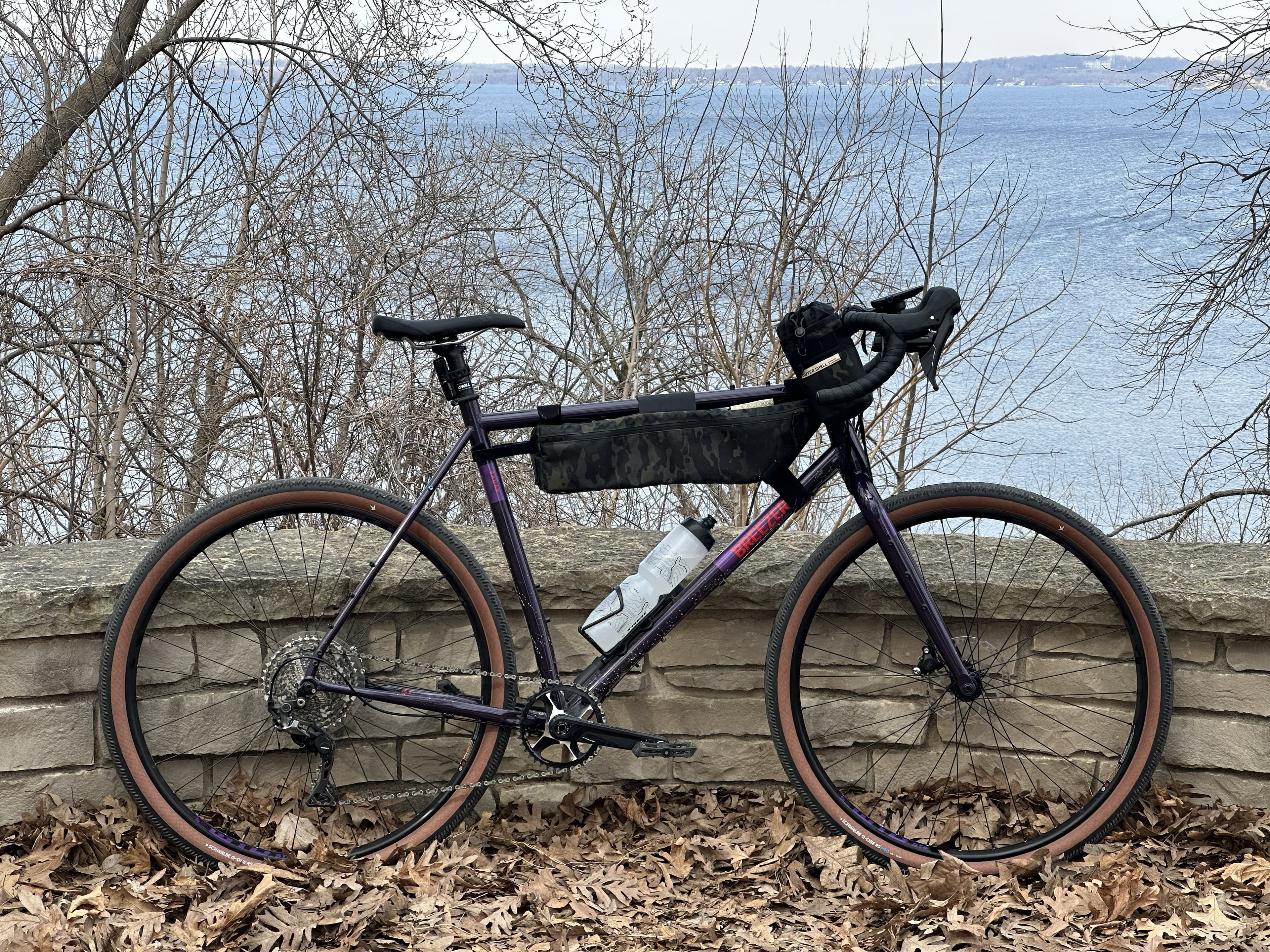 Schwalbe G-One RS nameplate on tire sidewall